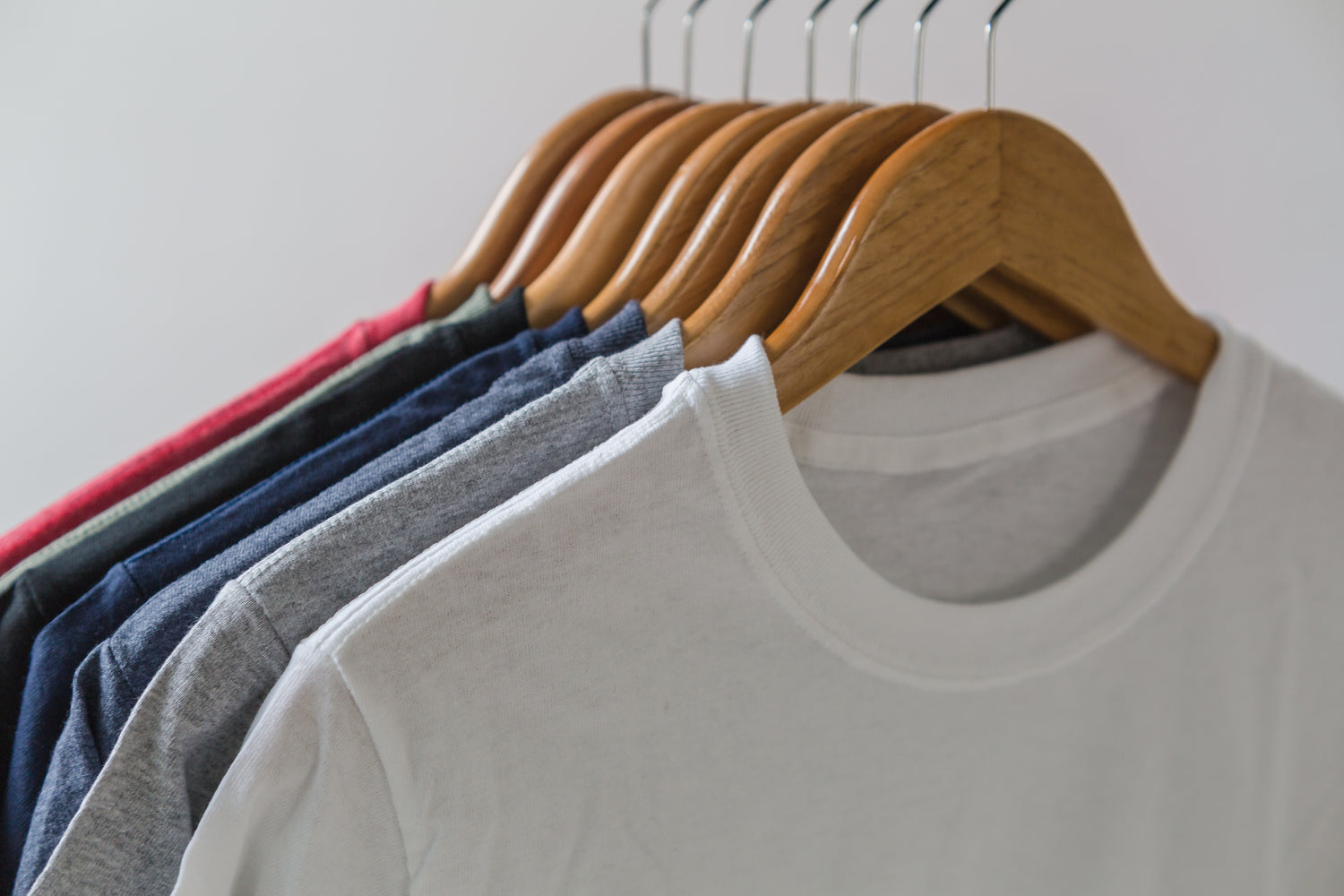 A rack of T-Shirts